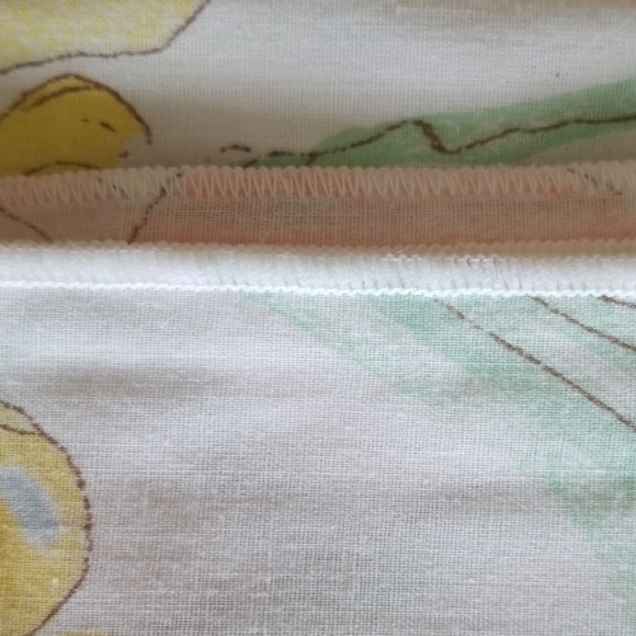 Vintage Vera Neumann Floral Rectangle Tablecloth - Picture 6 of 6